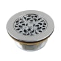 Kingston Brass Watercourse 4-3/16" Round Shower Drain Polished Chrome