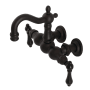 Kingston Brass Heritage Wall Mounted Clawfoot Tub Filler Oil Rubbed Bronze