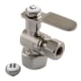 Kingston Brass Whitaker 1/2" FIP x 3/8" O.D. Comp Angle Stop Valve Brushed Nickel