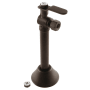 Kingston Brass Whitaker 1/2" Sweat x 3/8" O.D. Comp Angle Stop Valve with 5" Extension Oil Rubbed Bronze