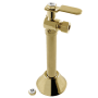 Kingston Brass Whitaker 1/2" Sweat x 3/8" O.D. Comp Angle Stop Valve with 5" Extension Polished Brass