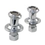 Kingston Brass Vintage 2-5/16" High Tub Mount Couplers Polished Chrome