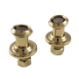 Kingston Brass Vintage 2-5/16" High Tub Mount Couplers Polished Brass