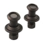 Kingston Brass Vintage 2-5/16" High Tub Mount Couplers Oil Rubbed Bronze