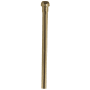 Kingston Brass 20 in. Bullnose Bathroom Supply Line Polished Brass