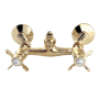 Kingston Brass Essex Wall Mounted Tub Filler Polished Brass