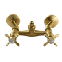Kingston Brass Essex Wall Mounted Tub Filler Brushed Brass