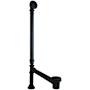 Kingston Brass Vintage 1-1/2" Tub Drain Kit - with Overflow Matte Black
