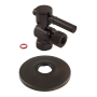 Kingston Brass 1-3/4" High Quarter Turn Angle Stop Valve with Flange Oil Rubbed Bronze