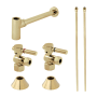 Kingston Brass Trimscape 13-13/16" High Plumbing Sink Trim Kit with Bottle Trap Polished Brass