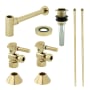 Kingston Brass Trimscape Sink Accessories and Parts Modern Plumbing Sink Trim Kit with Bottle Trap and Drain Polished Brass