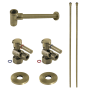 Kingston Brass Trimscape Plumbing Supply Kit Combo Antique Brass