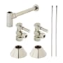 Kingston Brass Trimscape 13-13/16" High Plumbing Sink Trim Kit with Bottle Trap Polished Nickel
