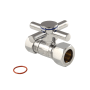 Kingston Brass Concord Straight Stop Valve - Compression Polished Chrome