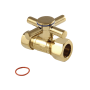 Kingston Brass Concord Straight Stop Valve - Compression Polished Brass