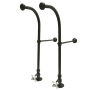 Kingston Brass Rigid Freestand Supplies with Stops Oil Rubbed Bronze