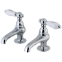 Kingston Brass Vintage 1.2 GPM Basin Tap Faucet with Lever Handles Polished Chrome