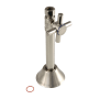 Kingston Brass Concord Straight Stop Valve Brushed Nickel