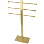 Kingston Brass Edenscape 6 Bar Towel Stand Brushed Brass