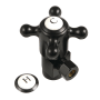 Kingston Brass Heritage Anti-Seize Quarter Turn Angle Stop Matte Black