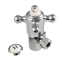 Kingston Brass Heritage Anti-Seize Quarter Turn Angle Stop Polished Chrome