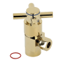 Kingston Brass Concord 2-7/8" High Quarter Turn Ceramic Disc Cartridge Angle Stop Valve Polished Brass