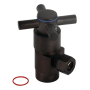 Kingston Brass Concord 2-7/8" High Quarter Turn Ceramic Disc Cartridge Angle Stop Valve Oil Rubbed Bronze