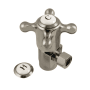 Kingston Brass Heritage Anti-Seize Quarter Turn Angle Stop Brushed Nickel