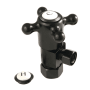 Kingston Brass Heritage Anti-Seize Quarter Turn Angle Stop Matte Black