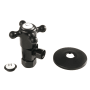 Kingston Brass 3-5/16" High Brass Angle Stop Valve Matte Black
