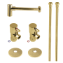 Kingston Brass Trimscape Plumbing Supply Kit Combo Polished Brass