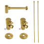 Kingston Brass Trimscape Plumbing Supply Kit Combo Brushed Brass