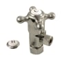 Kingston Brass Heritage Anti-Seize Quarter Turn Angle Stop Brushed Nickel