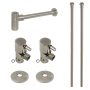 Kingston Brass Trimscape Plumbing Supply Kit Combo Brushed Nickel