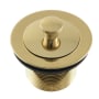Kingston Brass Trimscape 1-1/2" Drain Assembly - Less Overflow Polished Brass