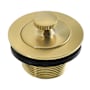 Kingston Brass Kingston Drain Assembly - Less Overflow Brushed Brass