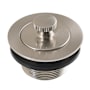 Kingston Brass Kingston Drain Assembly - Less Overflow Brushed Nickel