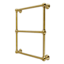 Kingston Brass Maximilien 18" Wall Mount 3-Tier Towel Rack Brushed Brass