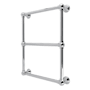 Kingston Brass Maximilien 18" Wall Mount 3-Tier Towel Rack Polished Chrome