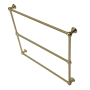 Kingston Brass Maximilien 36" Brass Towel Rack Brushed Brass
