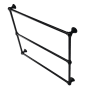 Kingston Brass Maximilien 36" Brass Towel Rack Matte Black