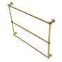 Kingston Brass Maximilien 36" Brass Towel Rack Polished Brass