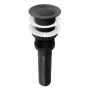 Kingston Brass Coronet 1-1/4" Pop-Up Drain Assembly - Less Overflow Matte Black
