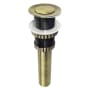 Kingston Brass Coronet 1-1/4" Pop-Up Drain Assembly - Less Overflow Antique Brass