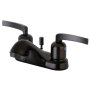 Kingston Brass Centurion 1.2 GPM Centerset Bathroom Faucet with Pop-Up Drain Assembly Oil Rubbed Bronze