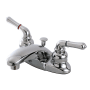 Kingston Brass Magellan 1.2 GPM Centerset Bathroom Faucet with Pop-Up Drain Assembly Polished Chrome