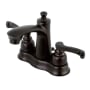 Kingston Brass Royale 1.2 GPM Centerset Bathroom Faucet with Pop-Up Drain Assembly Oil Rubbed Bronze