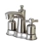 Kingston Brass Millennium 1.2 GPM Centerset Bathroom Faucet with Pop-Up Drain Assembly Brushed Nickel