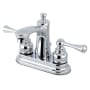 Kingston Brass Vintage 1.2 GPM Centerset Bathroom Faucet with Pop-Up Drain Assembly Polished Chrome