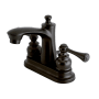 Kingston Brass Vintage 1.2 GPM Centerset Bathroom Faucet with Pop-Up Drain Assembly Oil Rubbed Bronze